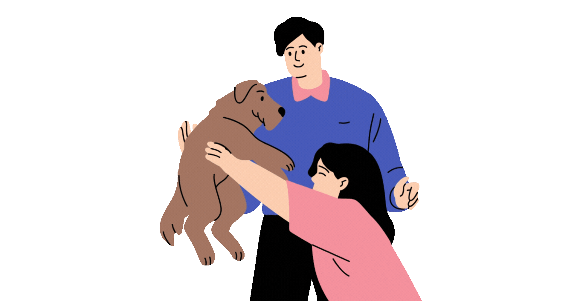 Dog and owner